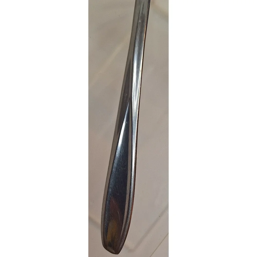 vintage silco‎ stainless flatware panorama Shell sugar spoon
